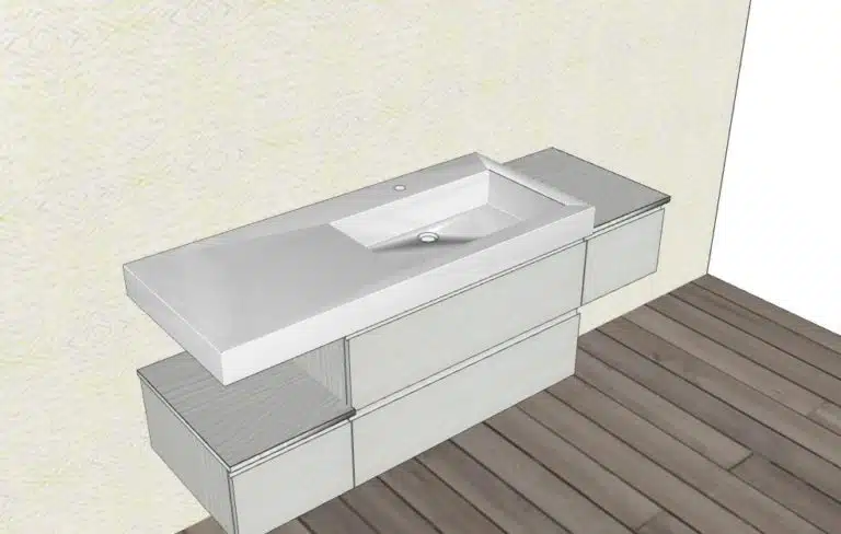 Progetto di arredobagno INTERNO77, rendering 46