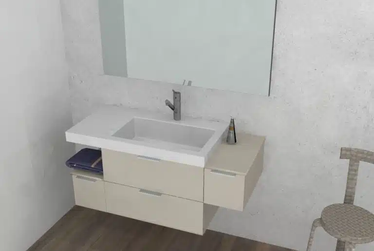 Progetto di arredobagno INTERNO77, rendering 49