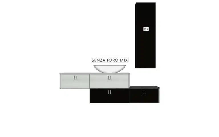 Progetto di arredobagno INTERNO77, rendering 72