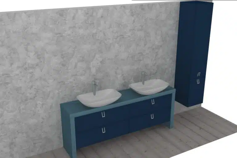 Progetto di arredobagno INTERNO77, rendering 82