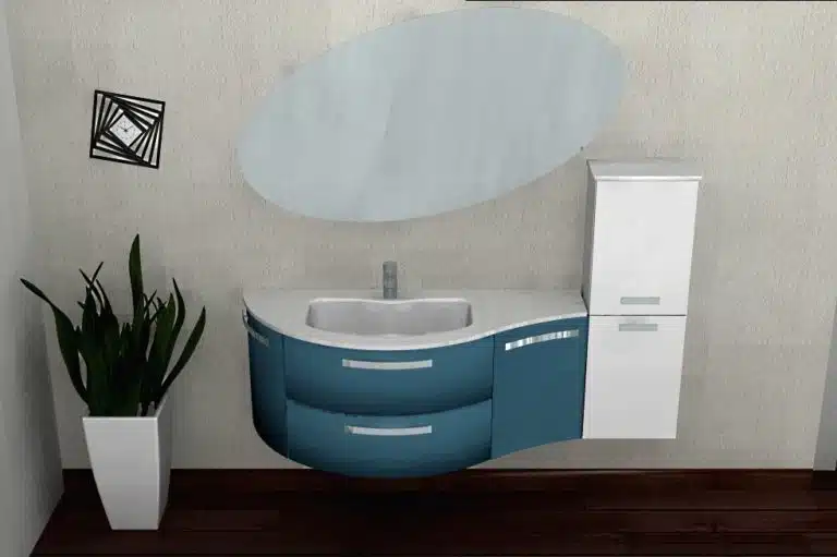 Progetto di arredobagno INTERNO77, rendering 85