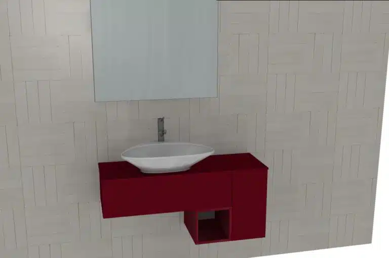 Progetto di arredobagno INTERNO77, rendering 86