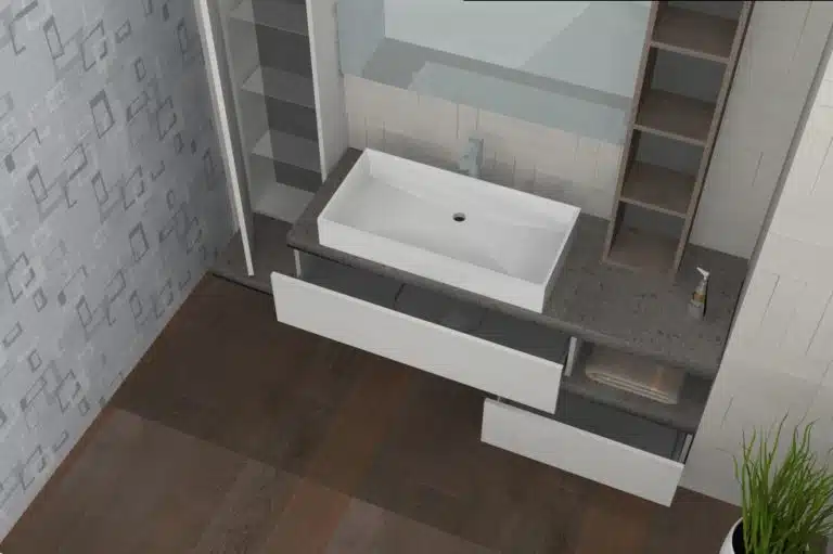 Progetto di arredobagno INTERNO77, rendering 87