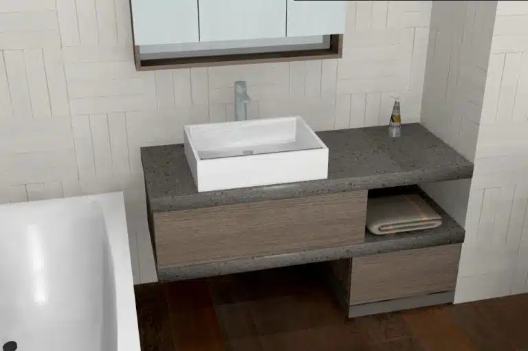 Progetto di arredobagno INTERNO77, rendering 88