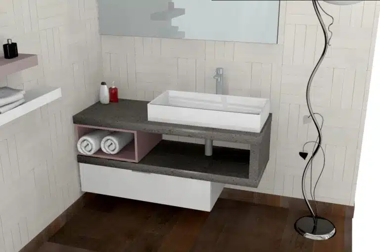 Progetto di arredobagno INTERNO77, rendering 93