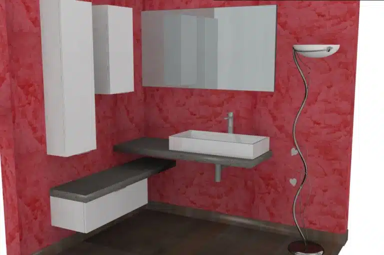 Progetto di arredobagno INTERNO77, rendering 94