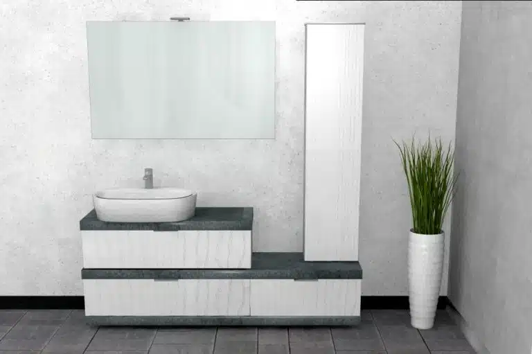 Progetto di arredobagno INTERNO77, rendering 110