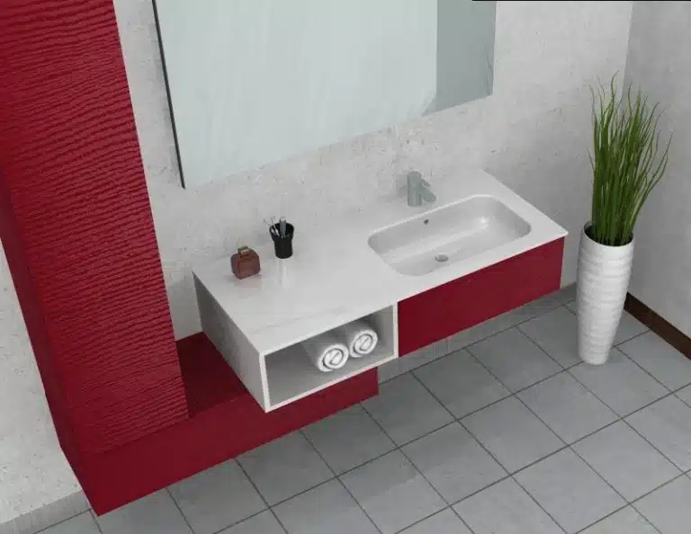 Progetto di arredobagno INTERNO77, rendering 113