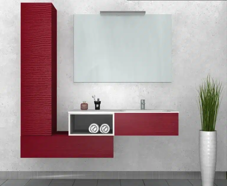 Progetto di arredobagno INTERNO77, rendering 114