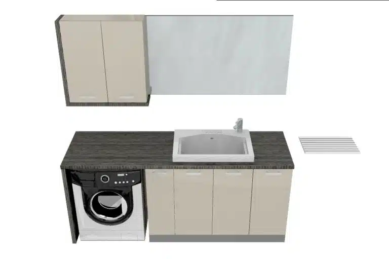 Progetto di arredobagno INTERNO77, rendering 117