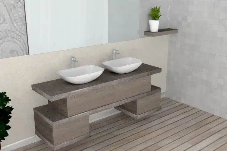 Progetto di arredobagno INTERNO77, rendering 121