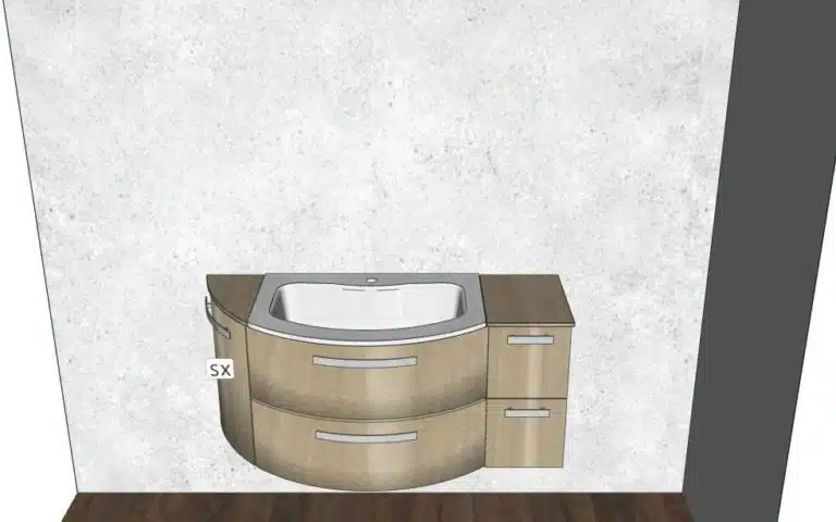 Progetto di arredobagno INTERNO77, rendering 149