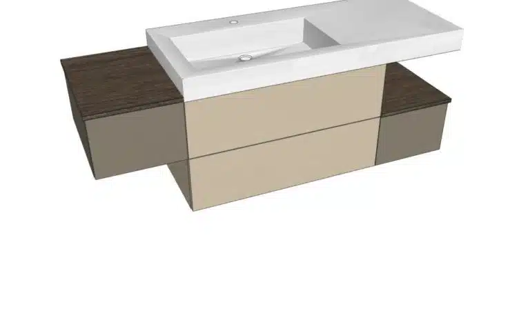 Progetto di arredobagno INTERNO77, rendering 154