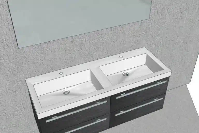 Progetto di arredobagno INTERNO77, rendering 158