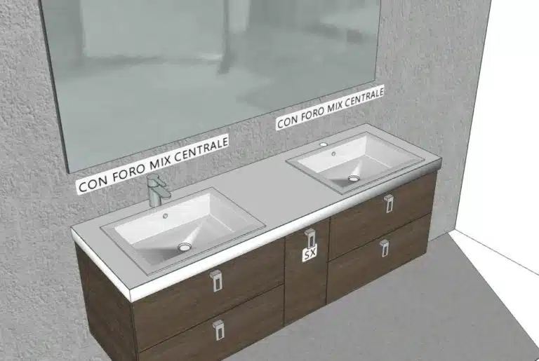 Progetto di arredobagno INTERNO77, rendering 159