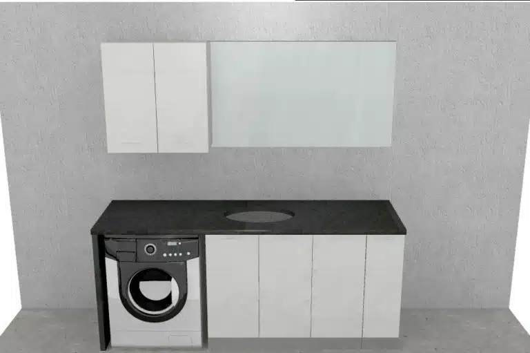 Progetto di arredobagno INTERNO77, rendering 196