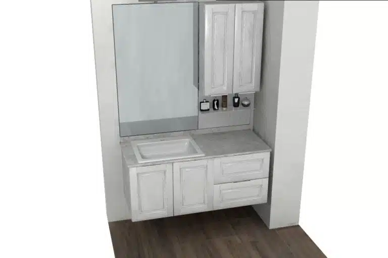 Progetto di arredobagno INTERNO77, rendering 207