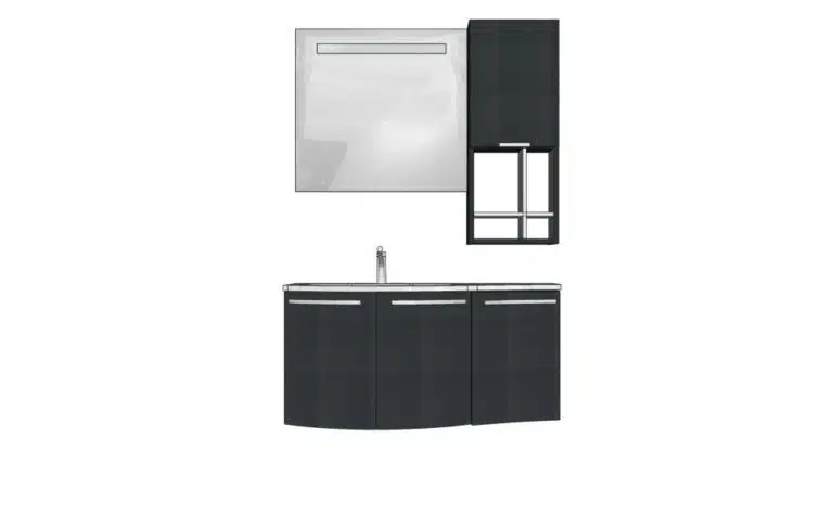 Progetto di arredobagno INTERNO77, rendering 212