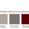 B201 - COLORI LACCATI DI SERIE