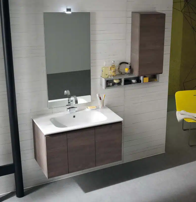 CL031 - Mobile arredo bagno design L.95,5 cm personalizzabile COMPAB