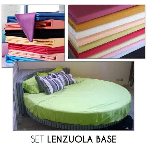 Set LENZUOLA BASE per letto rotondo