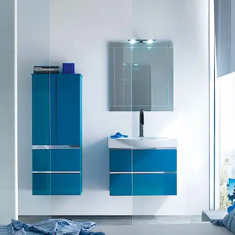 JACANA JA2 - Mobile luxury arredo bagno L.72+50 cm personalizzabile COMPAB