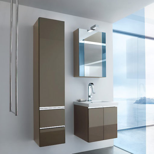 JACANA JA1 - Mobile luxury arredo bagno L.51+35 cm personalizzabile COMPAB