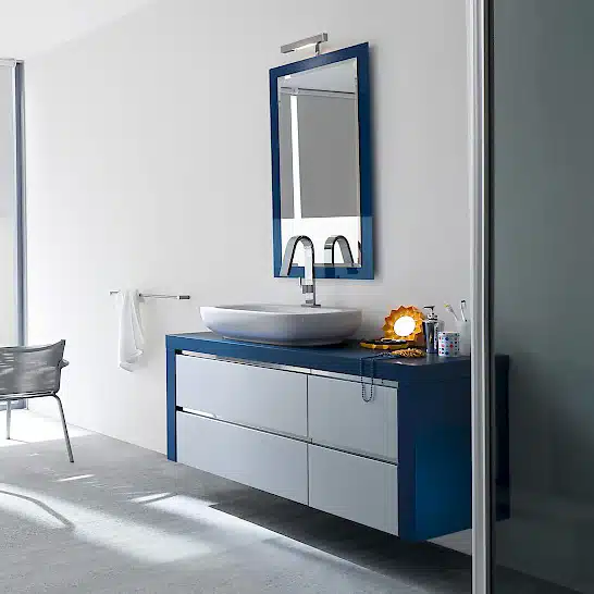 JACANA JA7 - Mobile luxury arredo bagno L.117 cm personalizzabile COMPAB