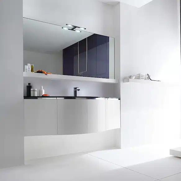 JACANA JA9 - Mobile luxury arredo bagno L.140 cm personalizzabile COMPAB