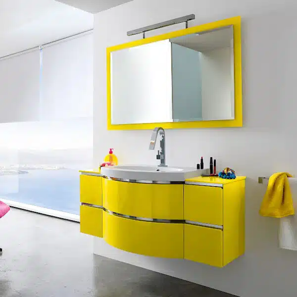 JACANA JA11 - Mobile luxury arredo bagno L.121 cm personalizzabile COMPAB