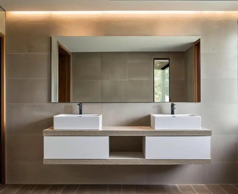 Mobile Bagno Doppio Lavabo Moderno EL18 Compab - Design Personalizzabi - foto 3