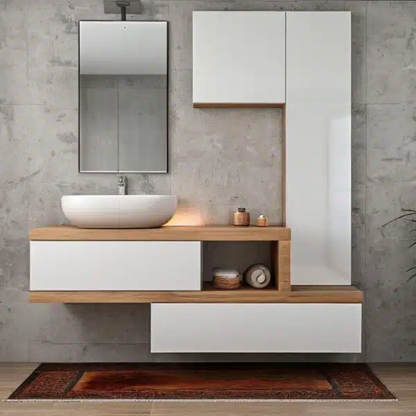 Compab B201 84 Mobile arredo bagno design L.165 cm