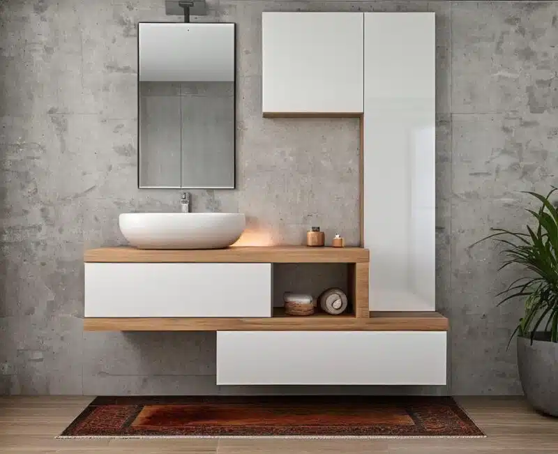 Compab B201 84 Mobile arredo bagno design L.165 cm - foto 1