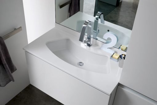 JACANA JA3 - Mobile luxury arredo bagno L.131 cm personalizzabile COMPAB