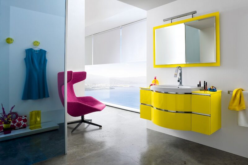 JACANA JA11 - Mobile luxury arredo bagno L.121 cm personalizzabile COMPAB
