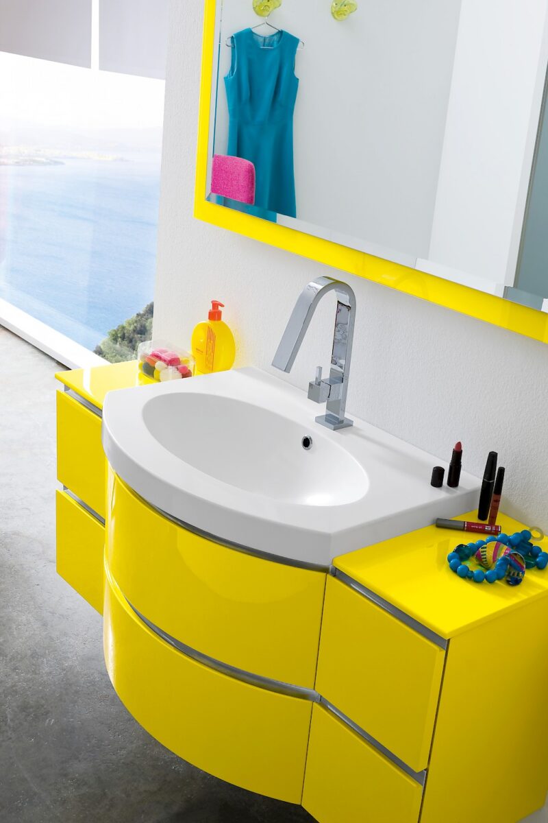 JACANA JA11 - Mobile luxury arredo bagno L.121 cm personalizzabile COMPAB
