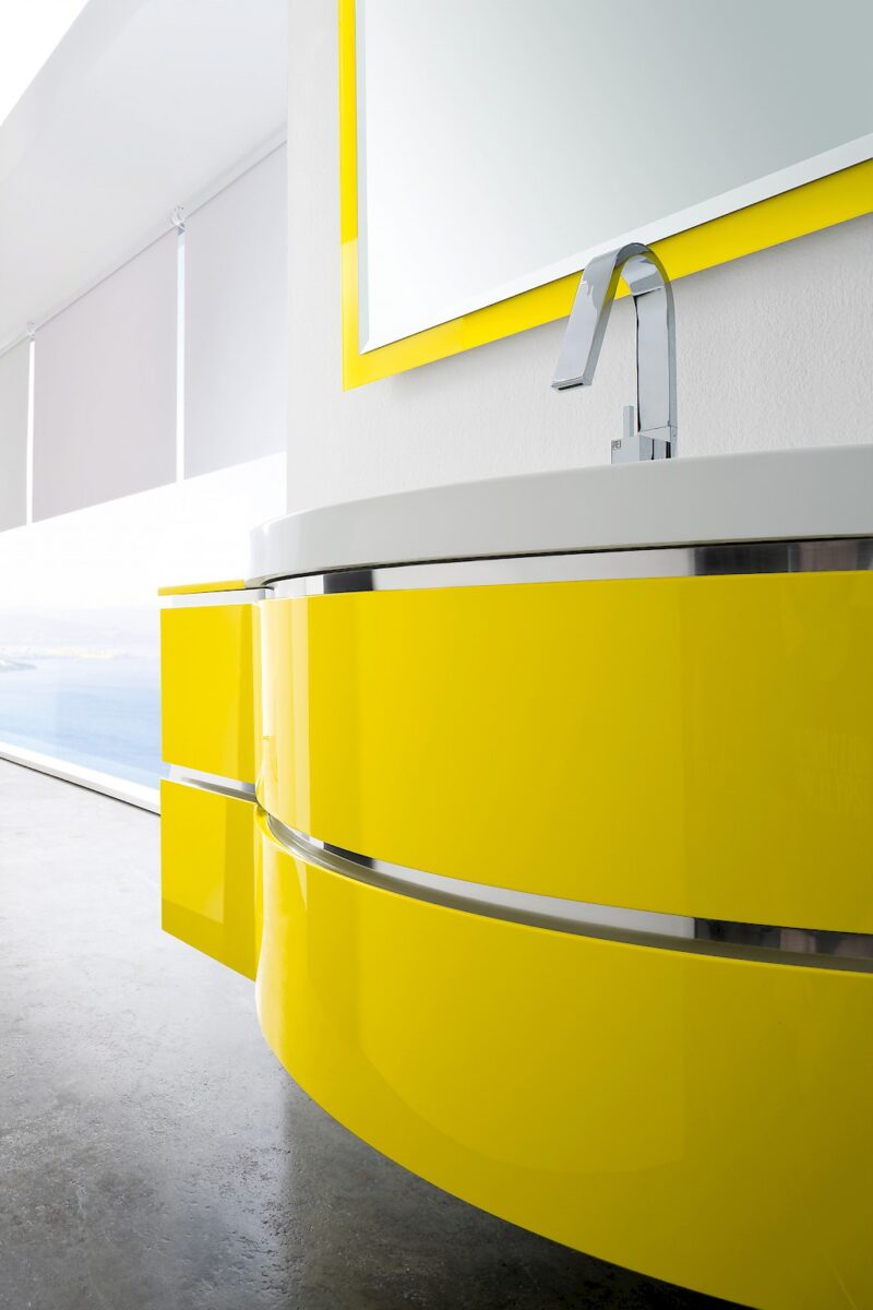 JACANA JA11 - Mobile luxury arredo bagno L.121 cm personalizzabile COMPAB