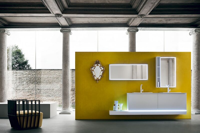 JACANA JA20 - Mobile luxury arredo bagno L.225 cm personalizzabile COMPAB