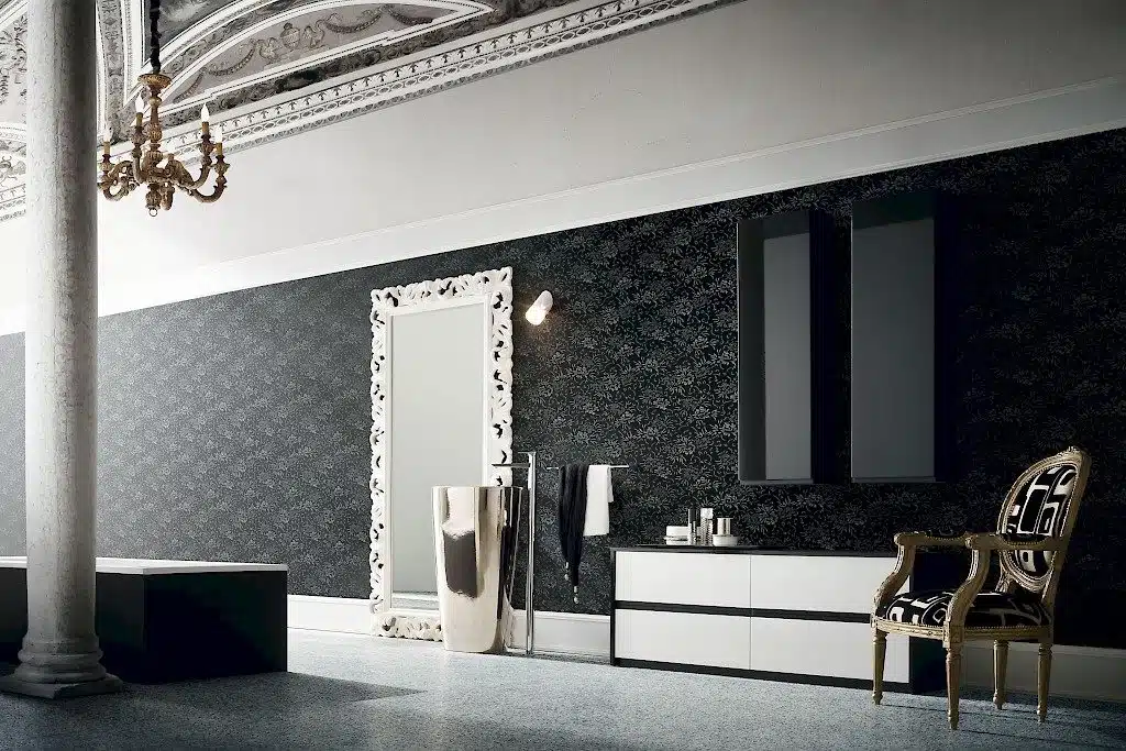JACANA JA21 - Mobile luxury arredo bagno L.100+50+144 cm personalizzabile COMPAB