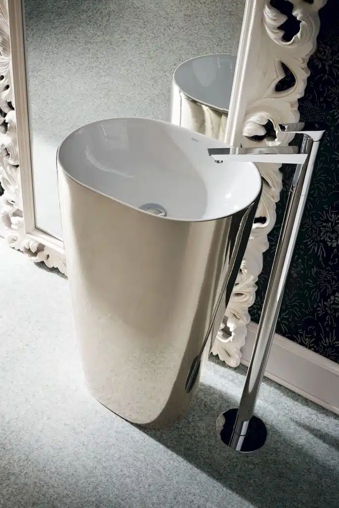 JACANA JA21 - Mobile luxury arredo bagno L.100+50+144 cm personalizzabile COMPAB