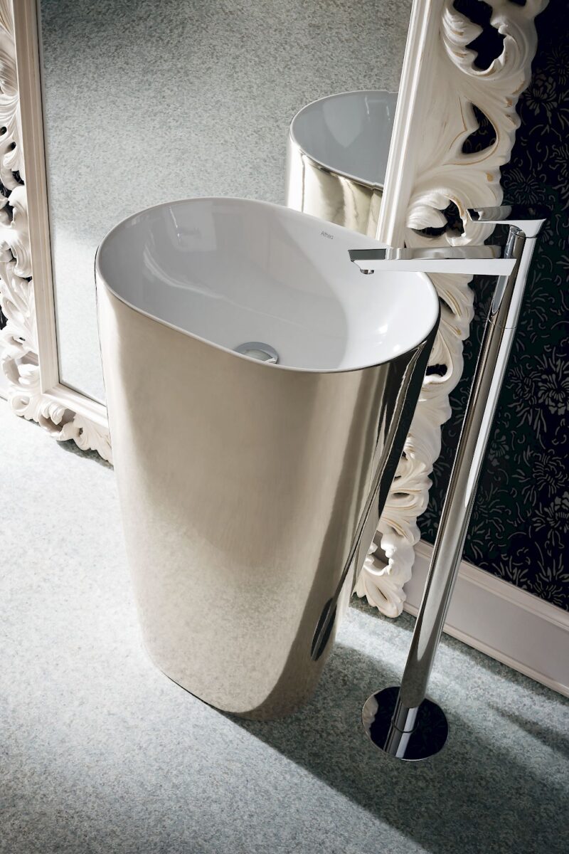 JACANA JA21 - Mobile luxury arredo bagno L.100+50+144 cm personalizzabile COMPAB
