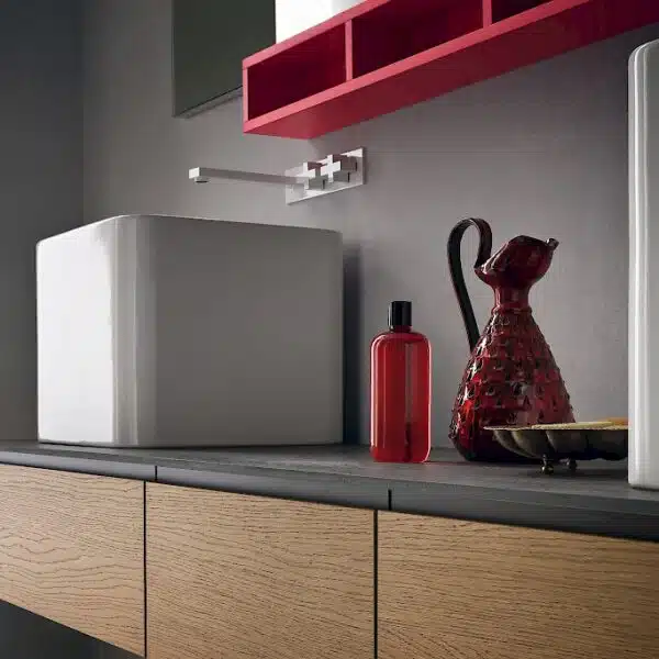 JACANA JA22 - Mobile luxury arredo bagno L.222 cm personalizzabile COMPAB