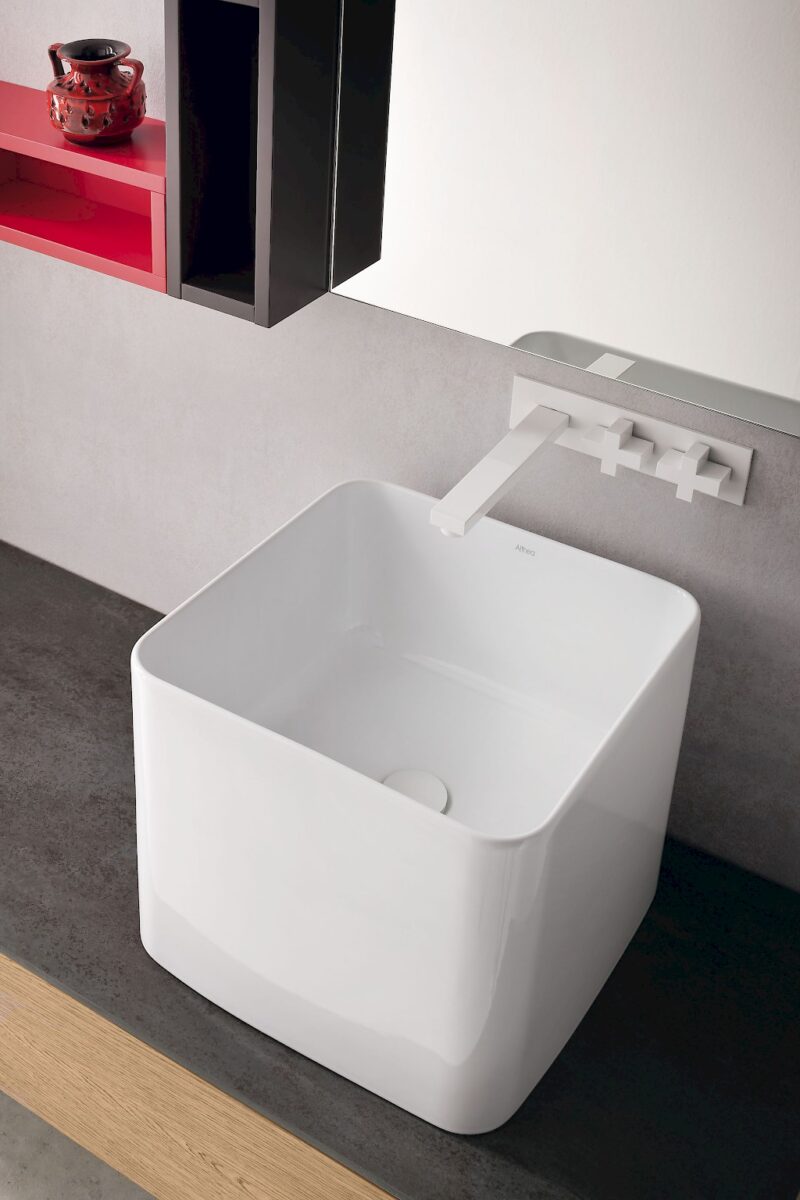 JACANA JA22 - Mobile luxury arredo bagno L.222 cm personalizzabile COMPAB