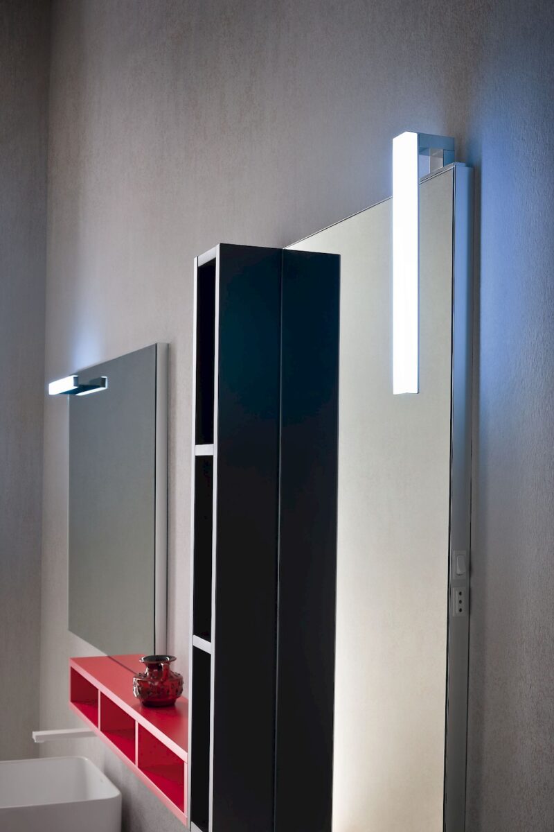 JACANA JA22 - Mobile luxury arredo bagno L.222 cm personalizzabile COMPAB