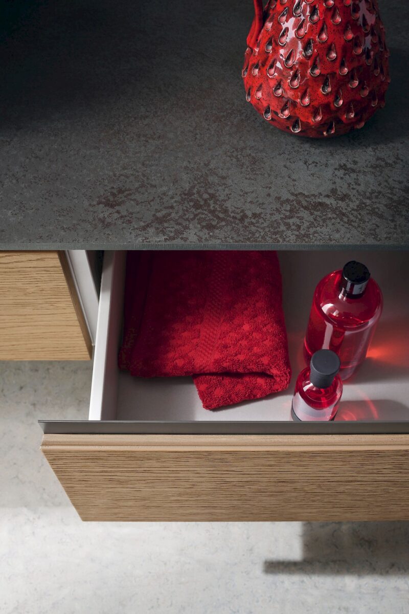 JACANA JA22 - Mobile luxury arredo bagno L.222 cm personalizzabile COMPAB