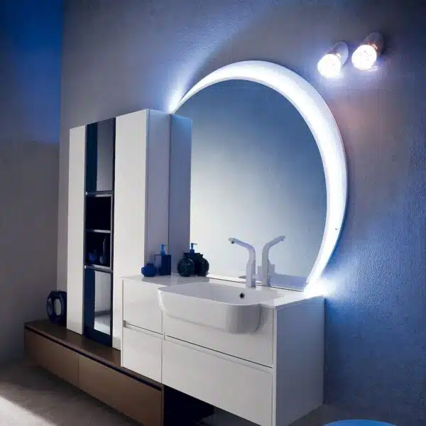 JACANA JA25 - Mobile luxury arredo bagno L.254 cm personalizzabile COMPAB