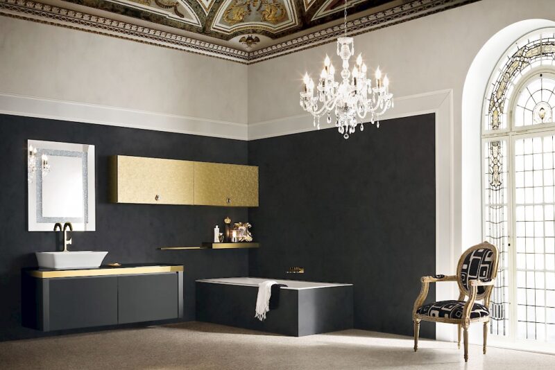 JACANA JA26 - Mobile luxury arredo bagno L.152,4+190 cm personalizzabile COMPAB