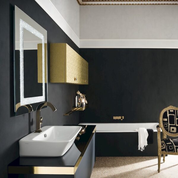 JACANA JA26 - Mobile luxury arredo bagno L.152,4+190 cm personalizzabile COMPAB