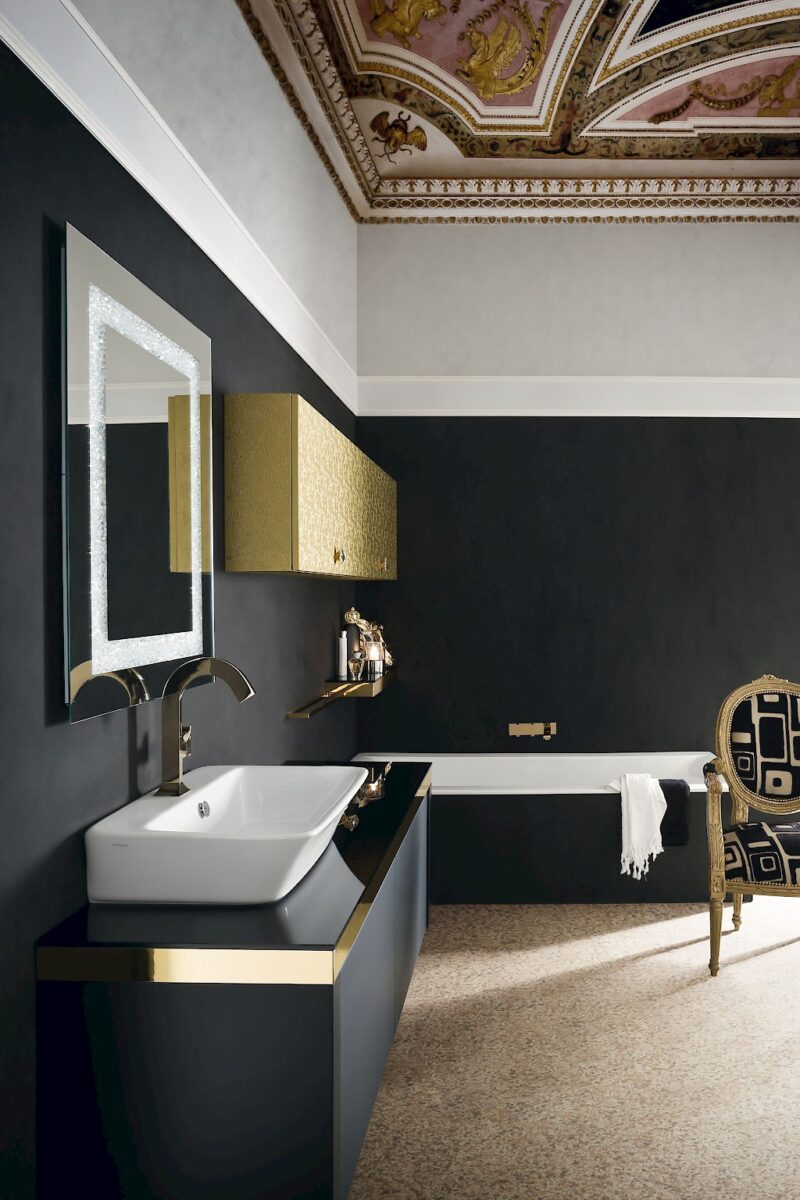 JACANA JA26 - Mobile luxury arredo bagno L.152,4+190 cm personalizzabile COMPAB