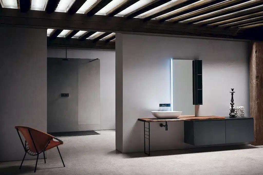 JACANA JA28 - Mobile luxury arredo bagno L.240 cm personalizzabile COMPAB